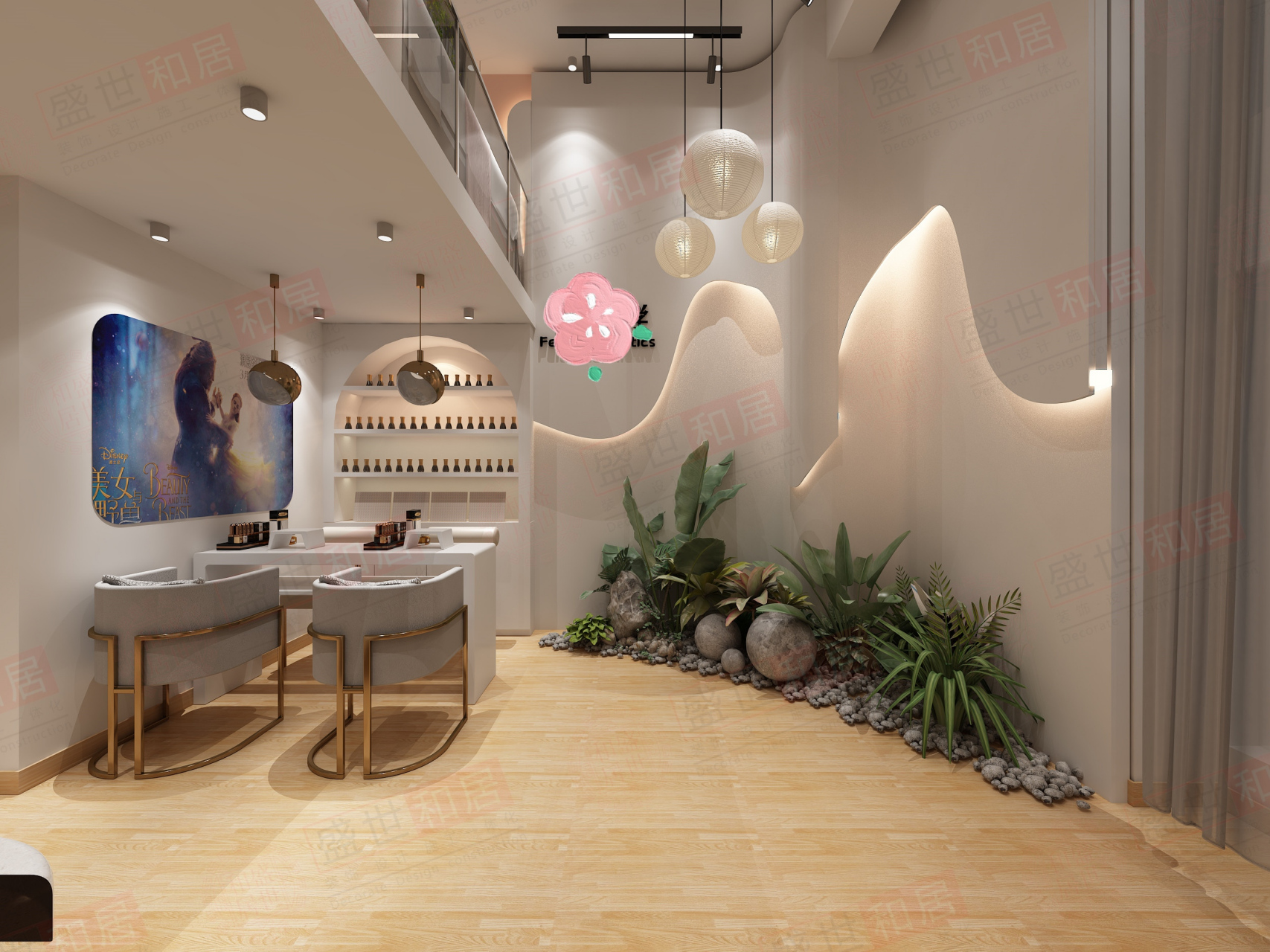 合肥美容工作室设计装修效果图鉴赏 #合肥店面装修# #合肥美容院装修