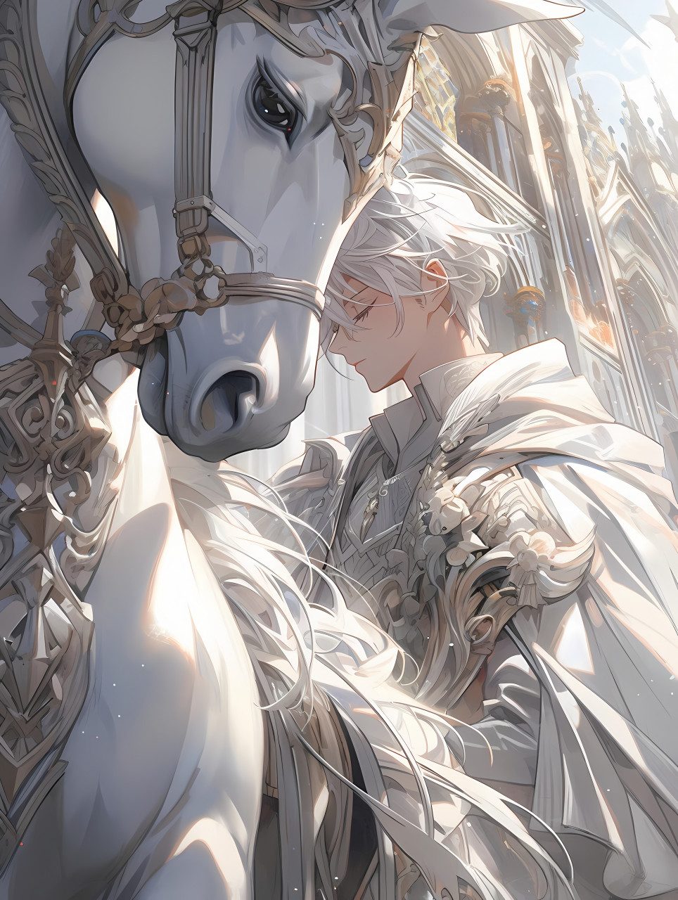 请选择一位作为你的守护骑士吧 "公主,我会一直陪在你身边"