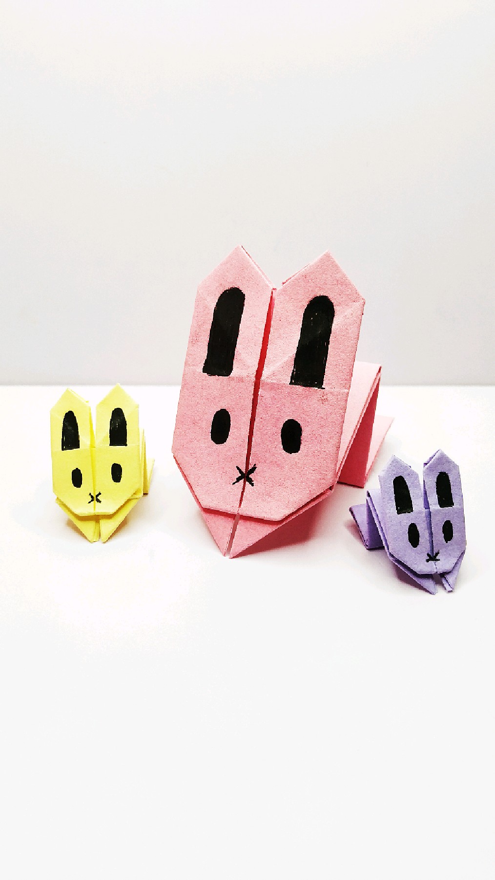 跳跳兔折纸步骤,好玩有好看!