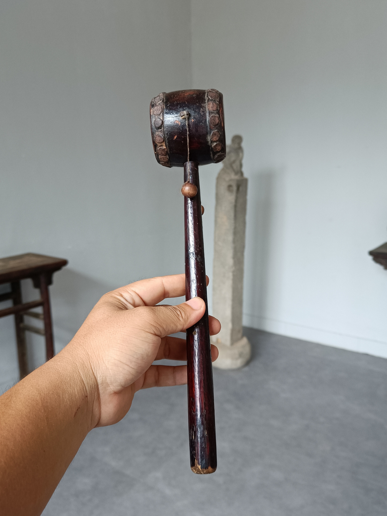 精致的清代玩具,古代的老玩家,富家子弟的玩具,官家拨浪鼓