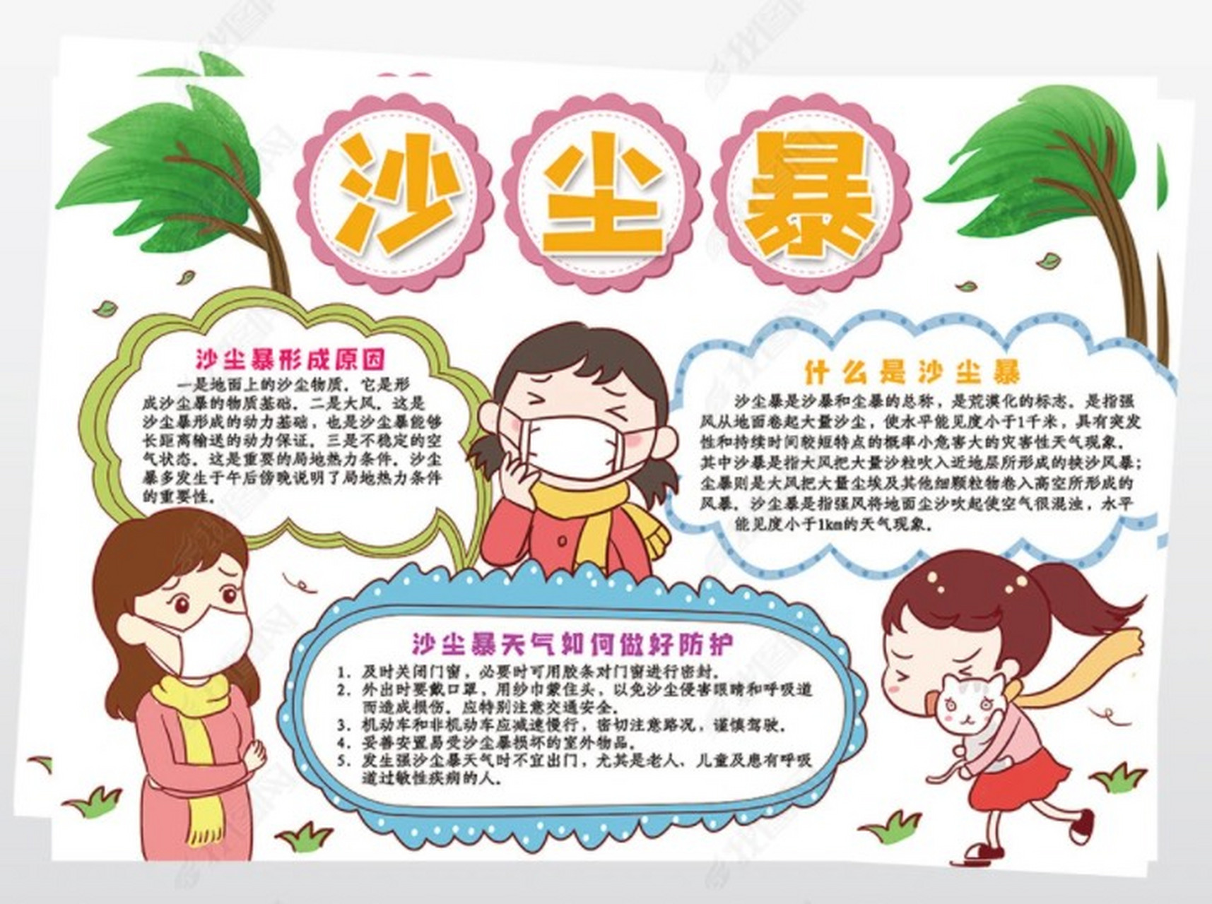 可怕的沙尘暴,可爱的手抄报 关于手抄报,我们了解多少呢?