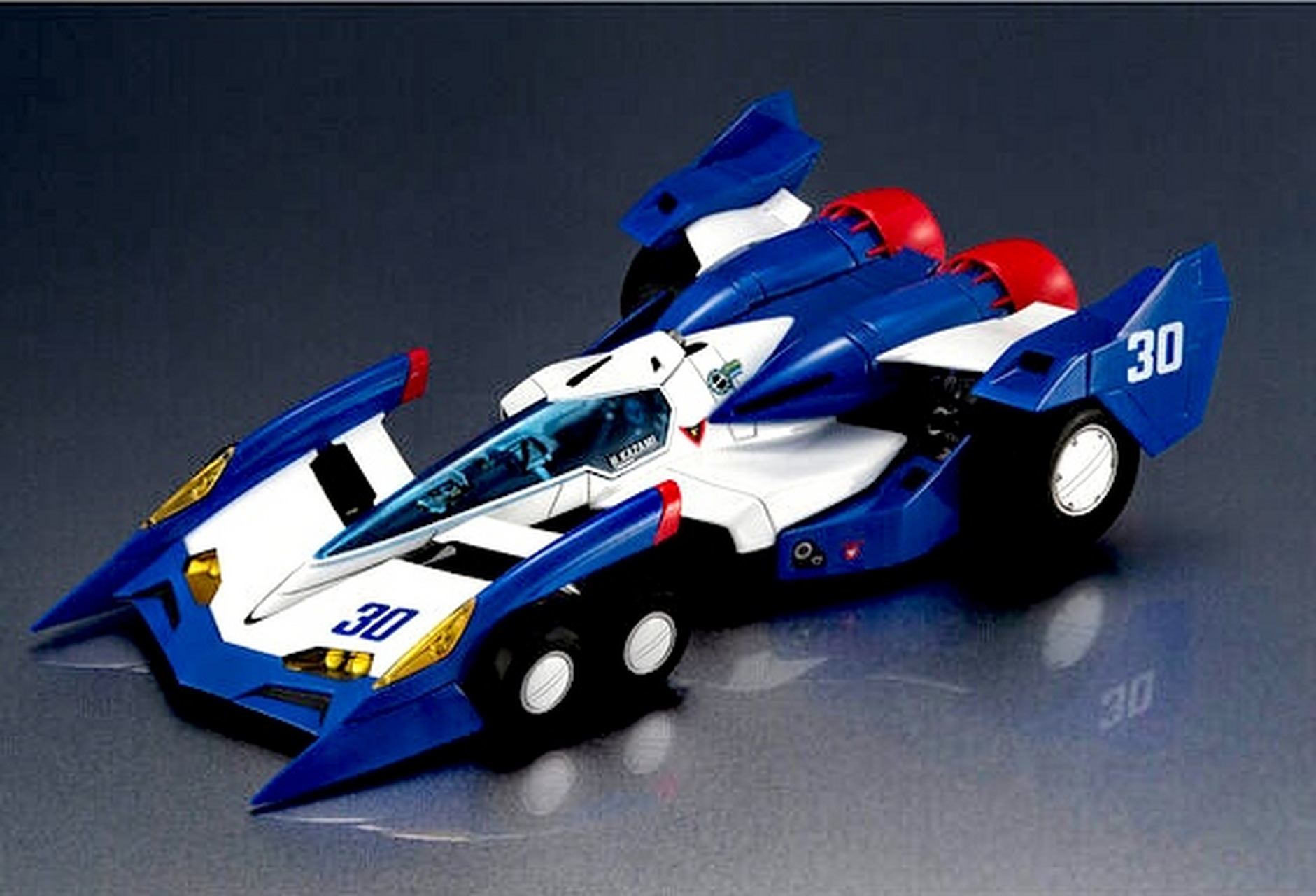 模型欣赏:megahouse 新世纪gpx 高智能方程式赛车 超级阿斯拉达01 ver