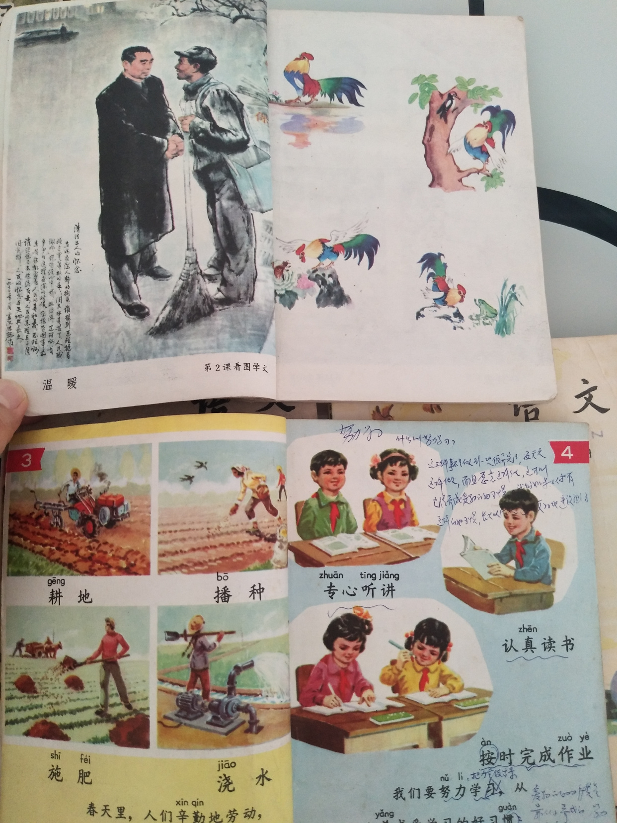 70后小学五年制语文课本