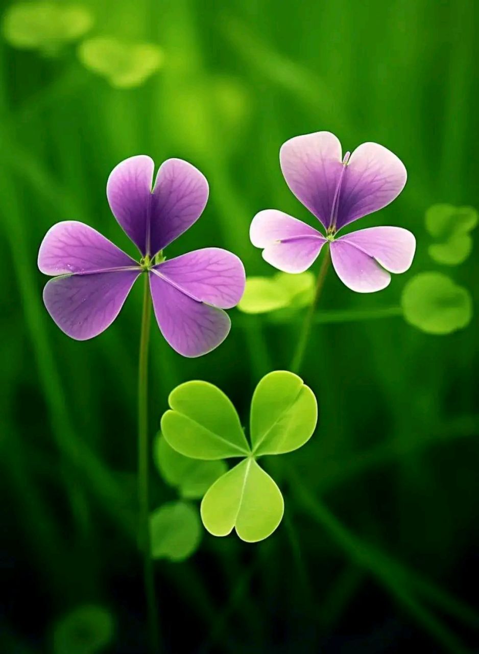 美丽的幸运草#摄影# #中国美景大赏