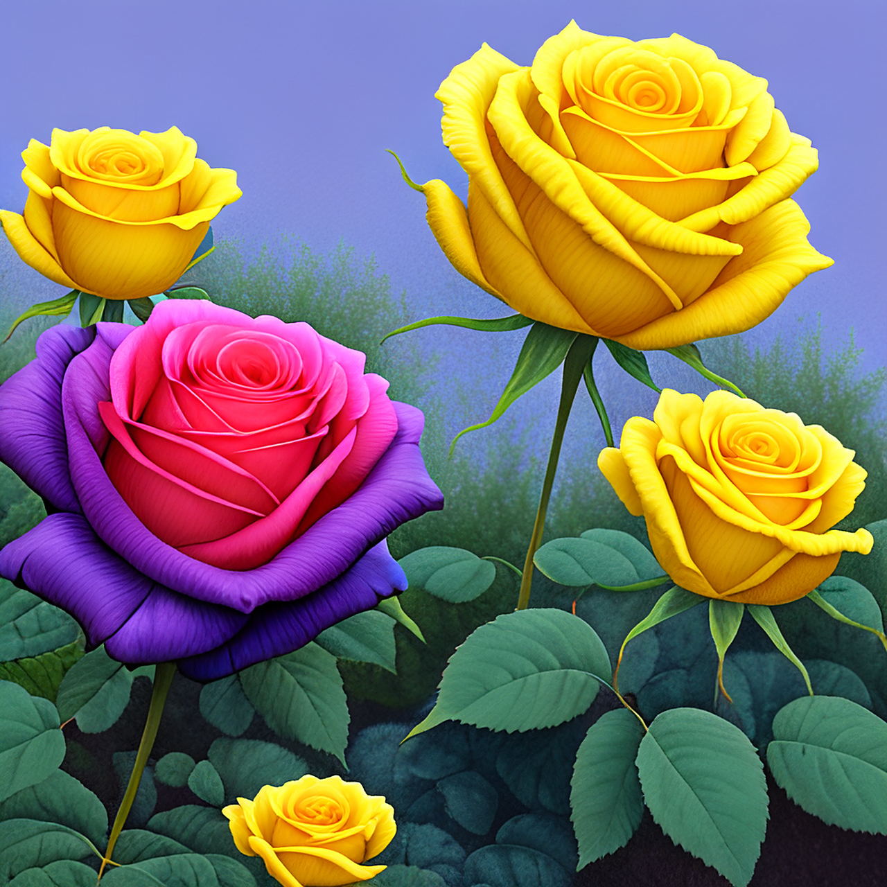 大气又漂亮的玫瑰花.