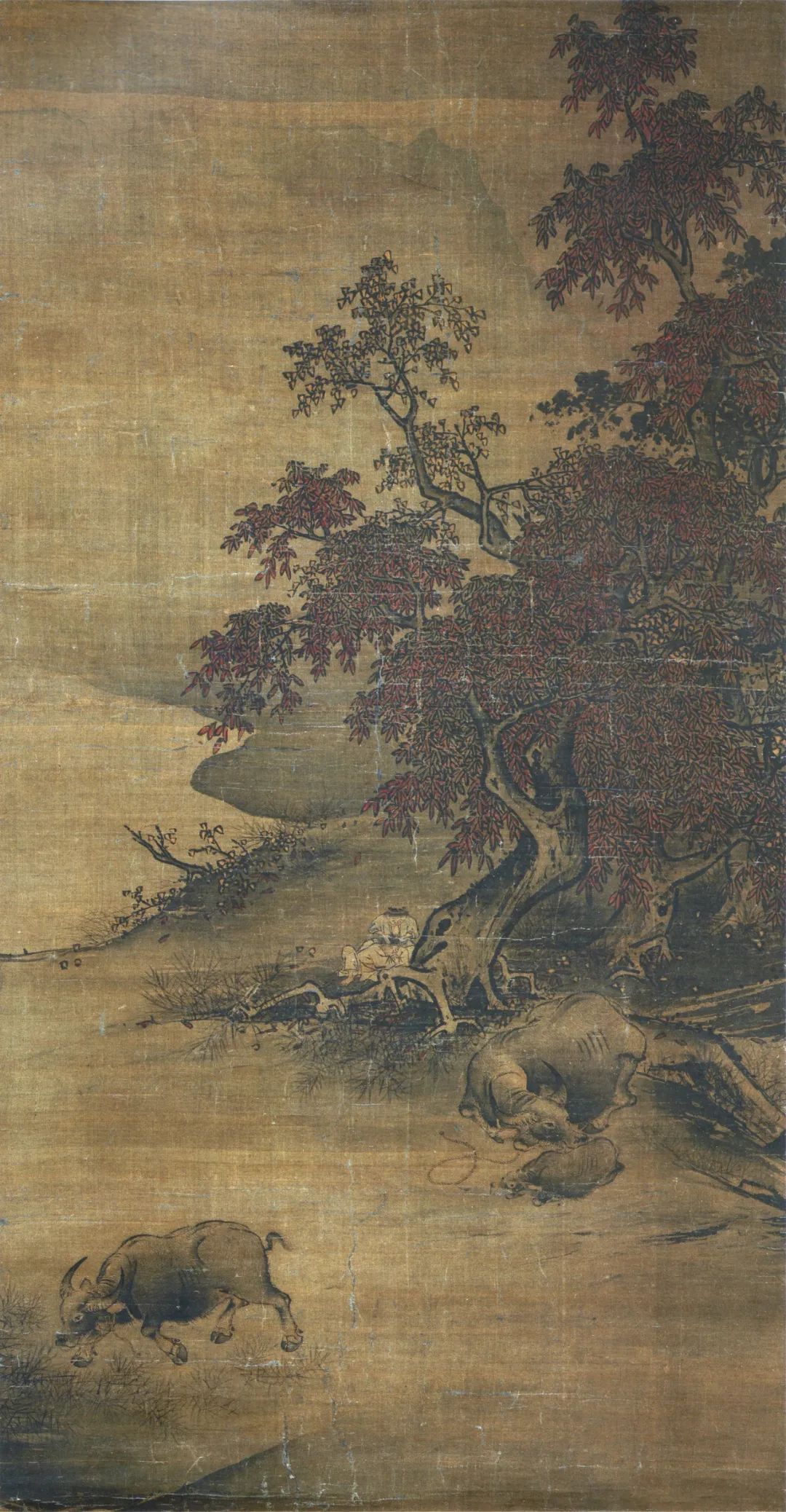 野逸幽绝 风烟荒落—阎次平《秋野牧牛图》赏析