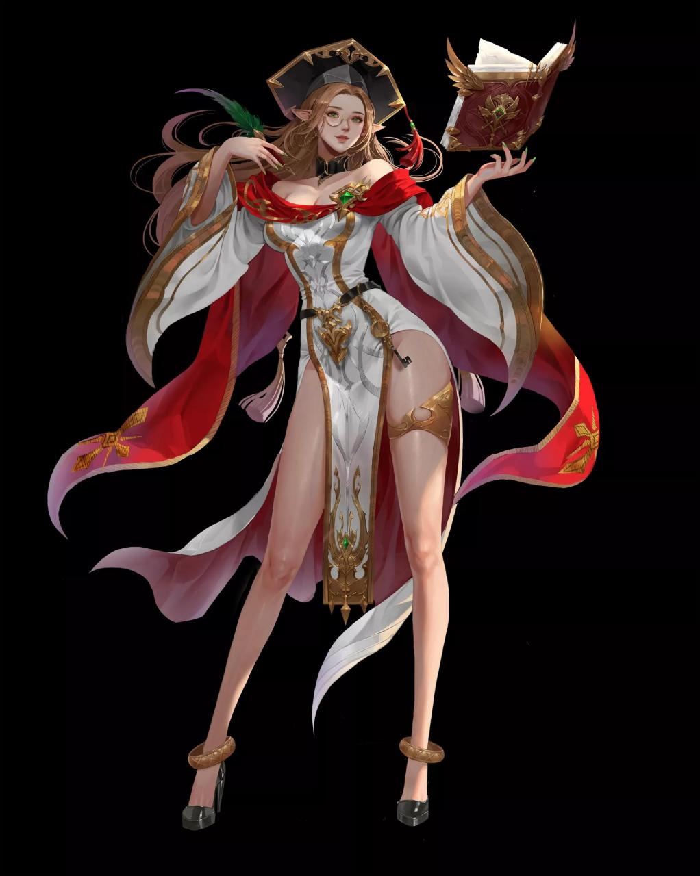 画师coco动漫角色作品欣赏,明盔亮甲的女战士.#动漫# #插画# #二次元