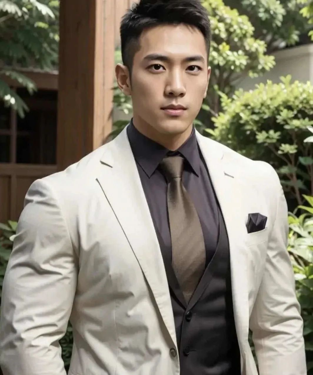 高配版"汪小菲"?ai天菜肌肉男神太完美