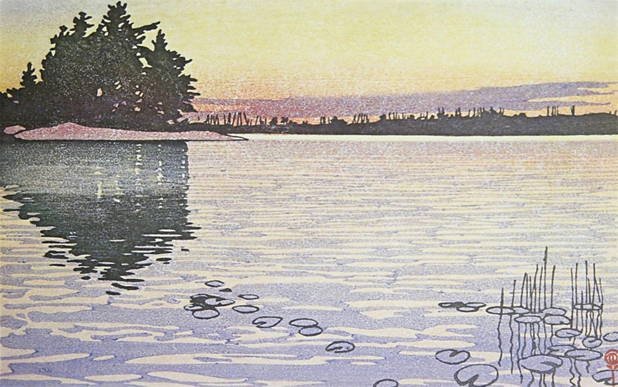 walter joseph phillips木刻版画 676767 #绘画欣赏