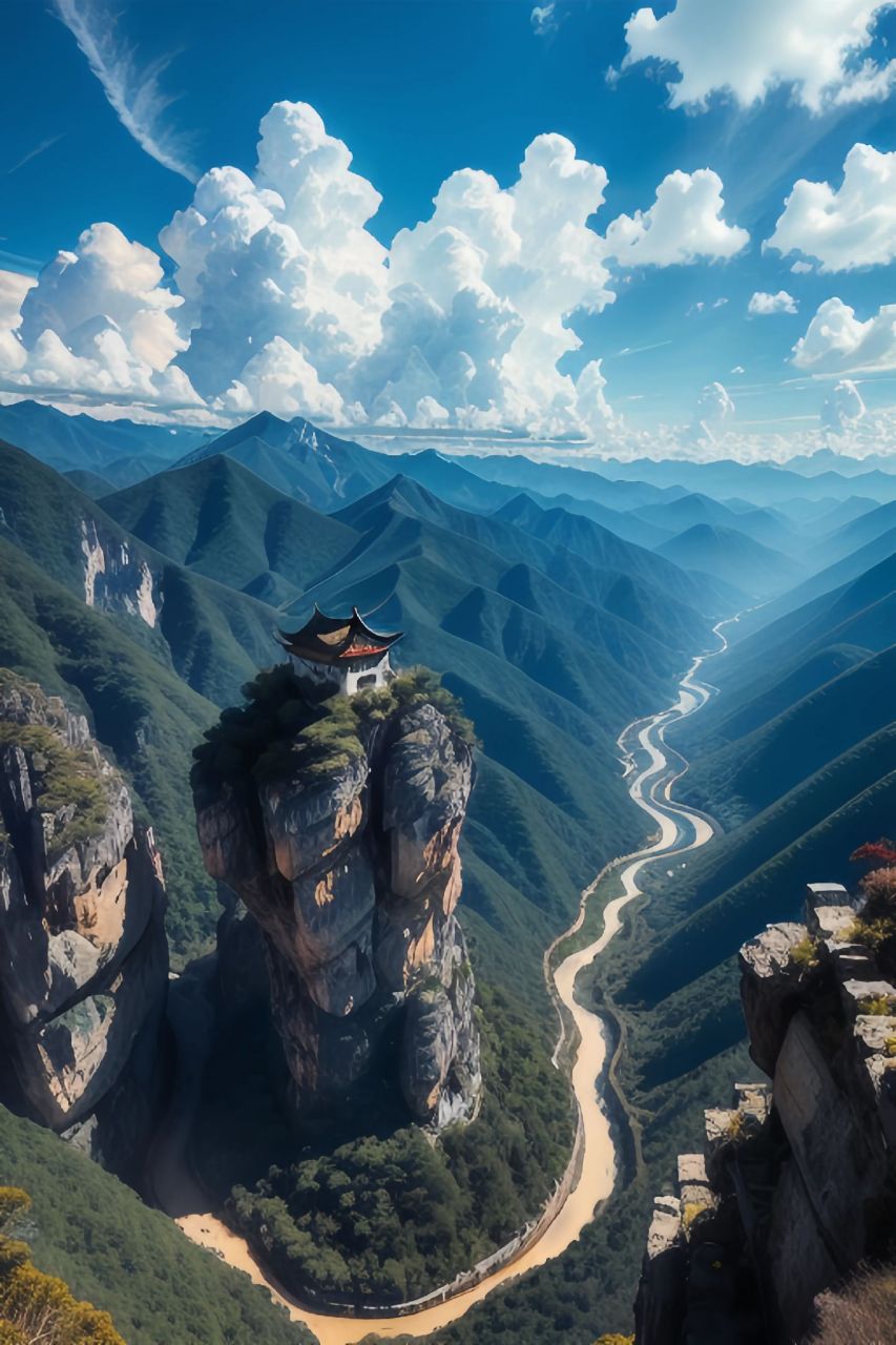 蓝天白云#大自然奇景