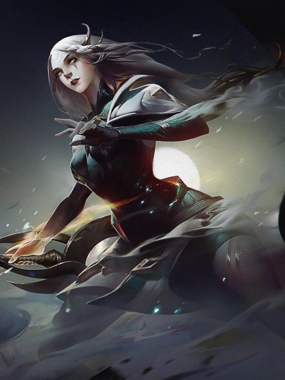 【板绘】光明哨兵戴安娜|||颜值与气质担当,皎月女神戴安娜 画师神玥