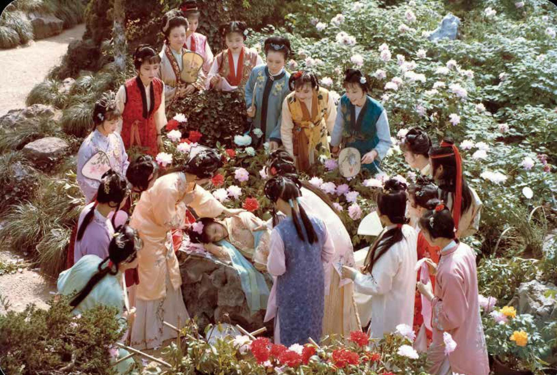 《红楼梦》里,醉卧芍药裀 的姑娘.