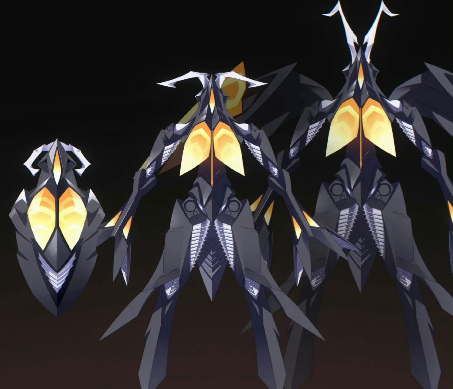 一组机甲化的奥特曼经典怪兽/宇宙人,by zaisommosiaz.