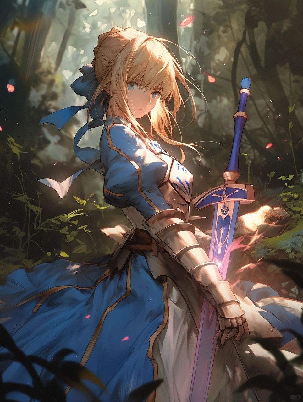 你还记得吗,吾王saber#二次元# #动漫少女# #ai绘画