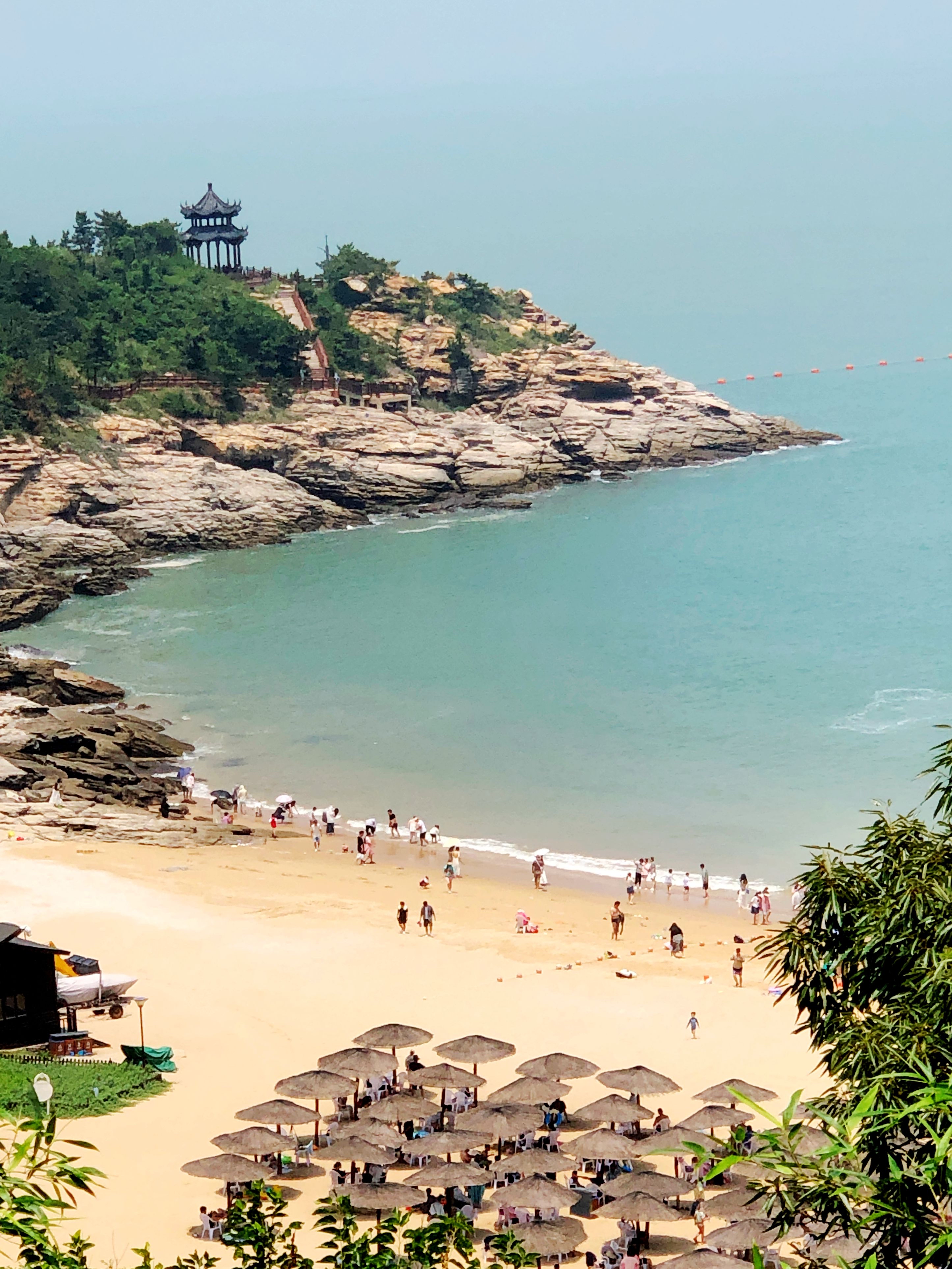 夏日连云港旅游去苏马湾拥抱大海