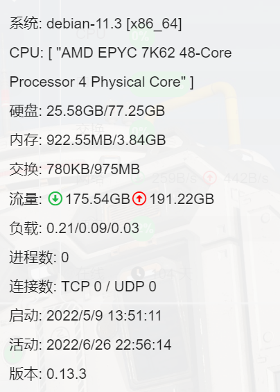 明盘出一台腾讯云北京448，AMD，24-11-18到期