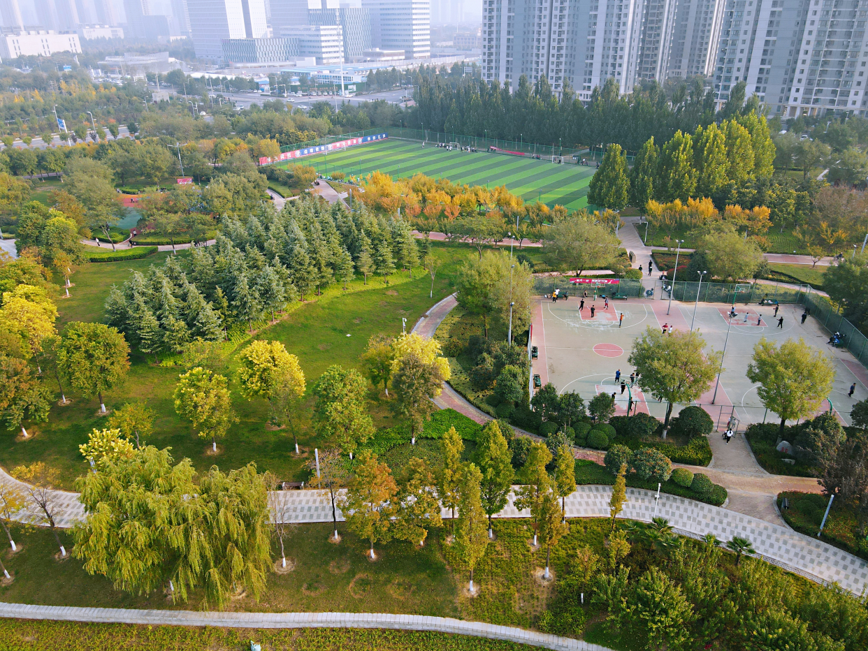 郑州高新区一个高人气的公园,小朋友玩一天都不想走