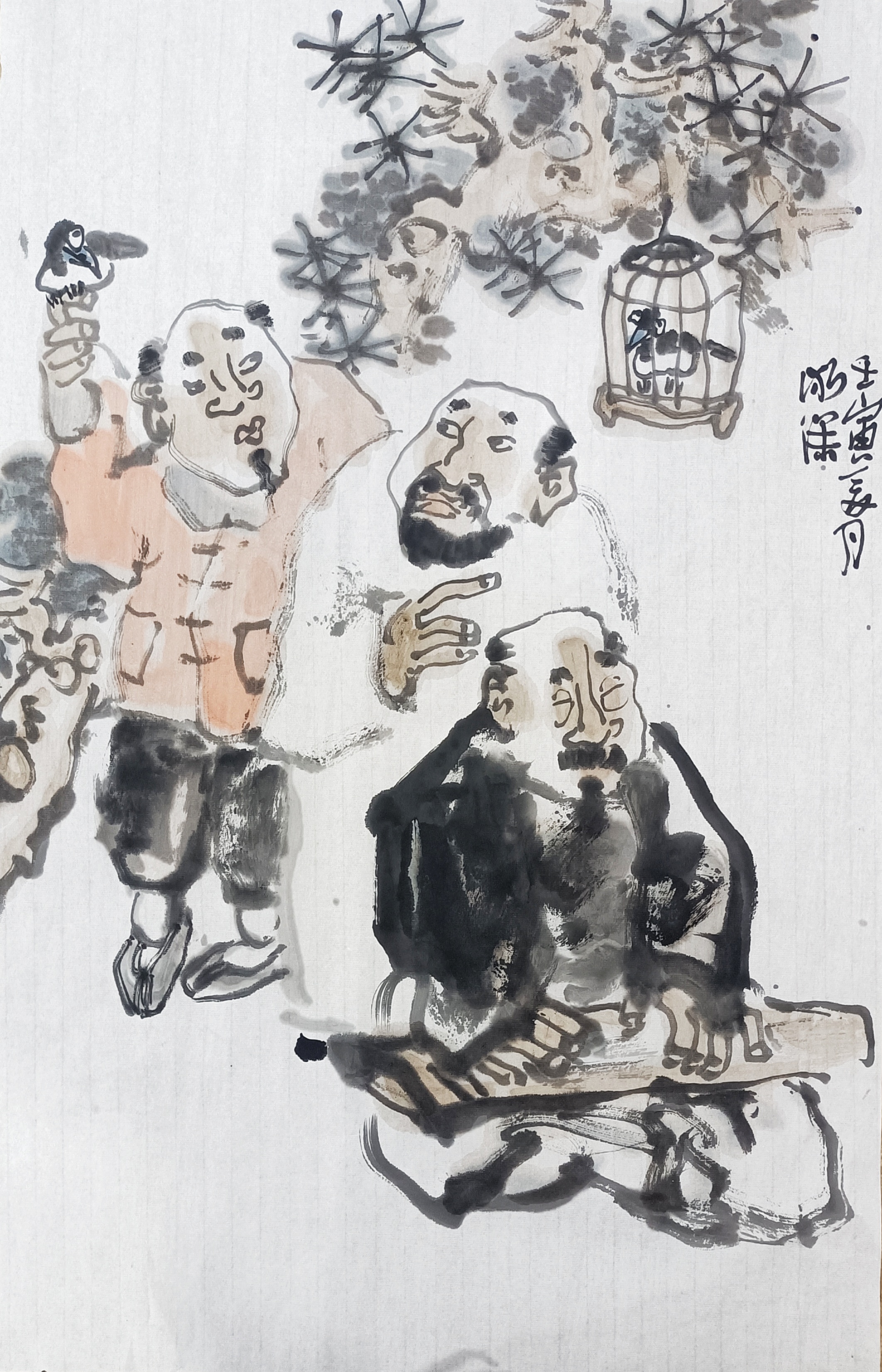 画家周术深作品国画小品