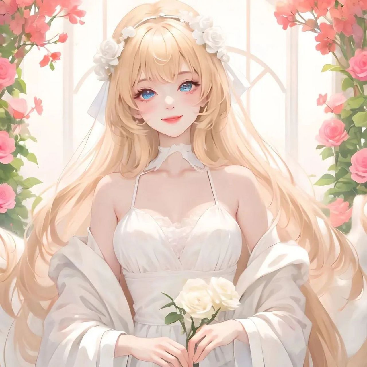 我是你们喜欢的温柔小仙女啊!#二次元# #ai绘画