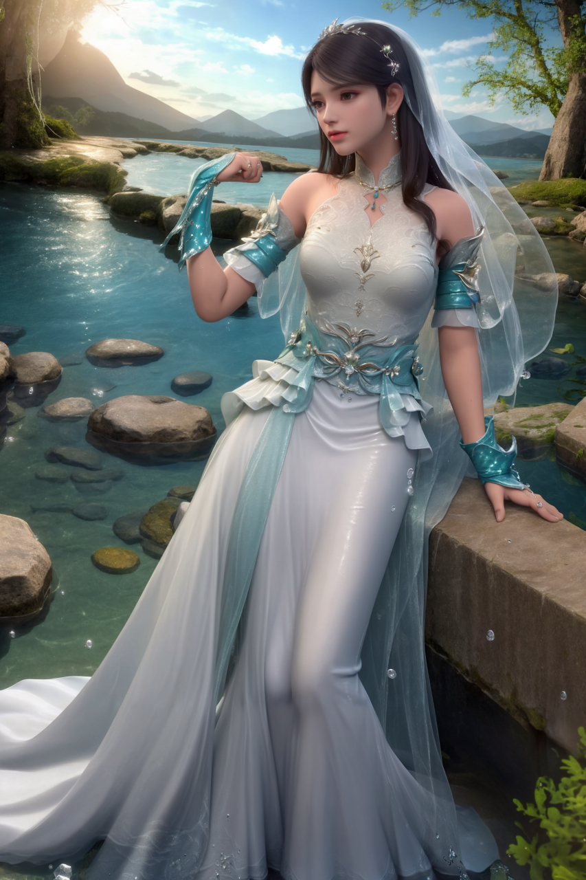 漂亮可爱的薰儿海边美图