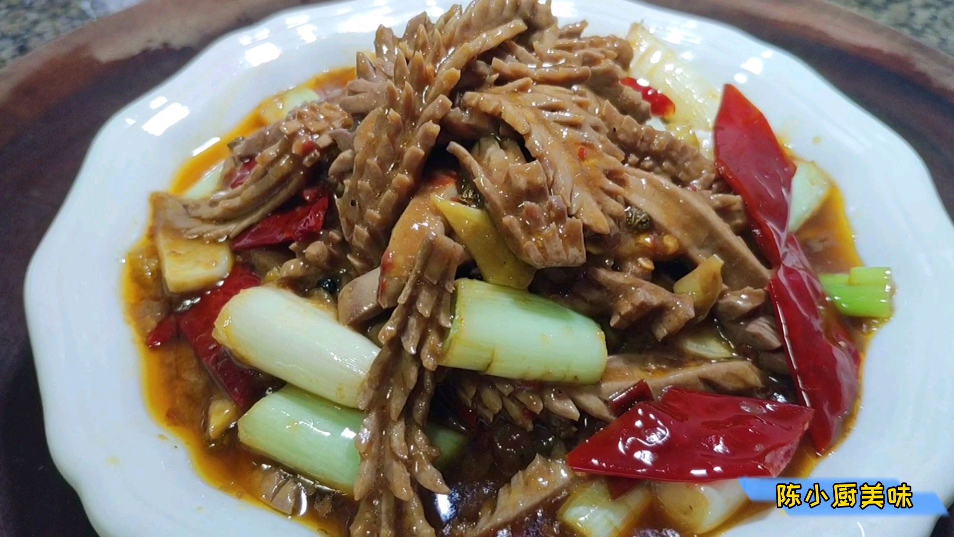 爆炒腰花,家常美味