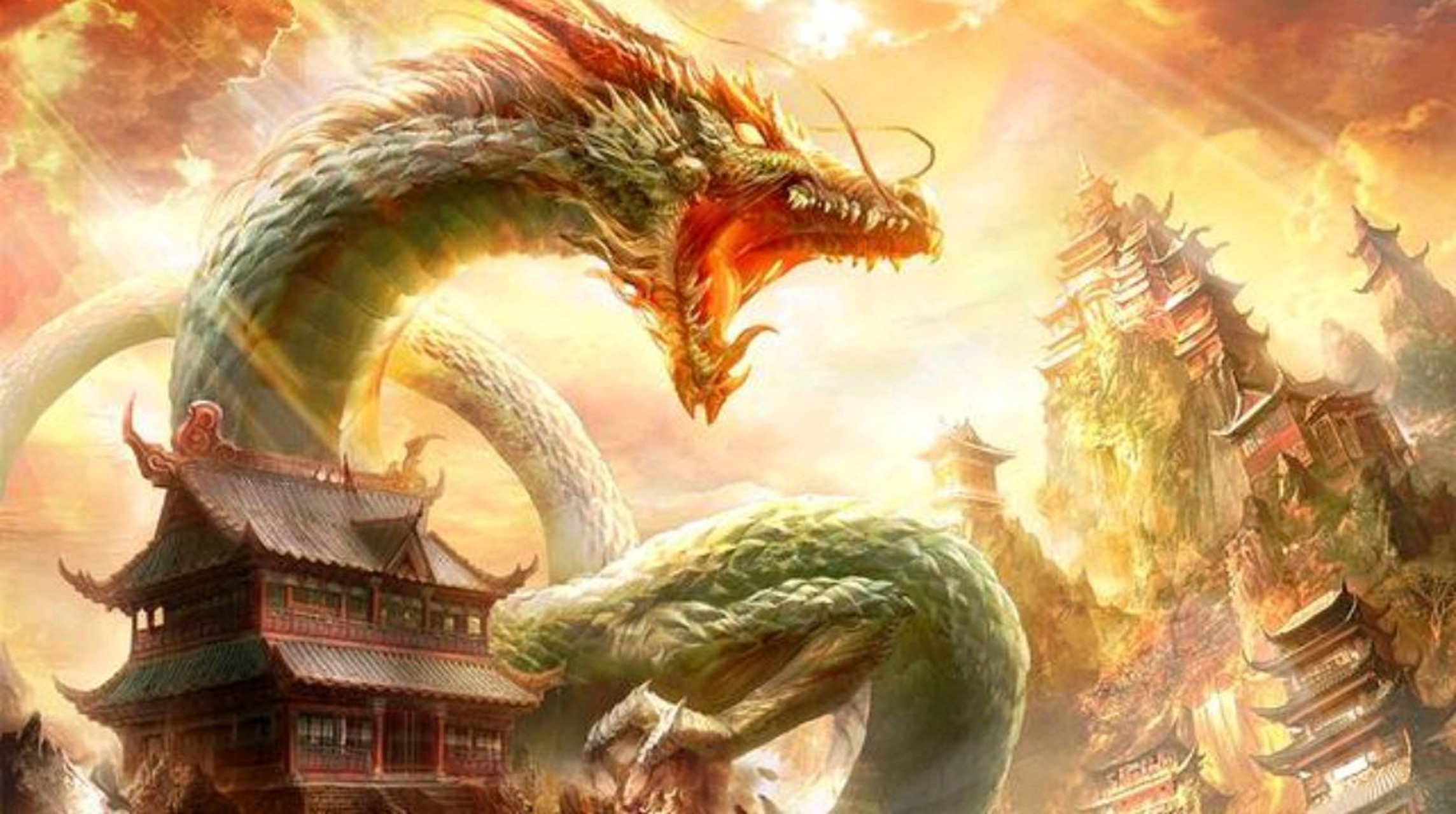 蛟龙是神话传说中能发洪水的龙.