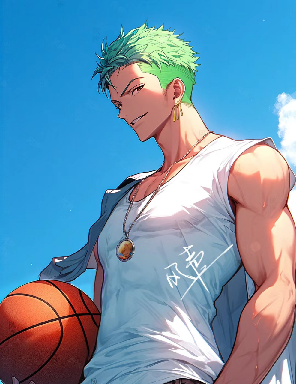 海贼王#你有见过索隆打篮球吗?78