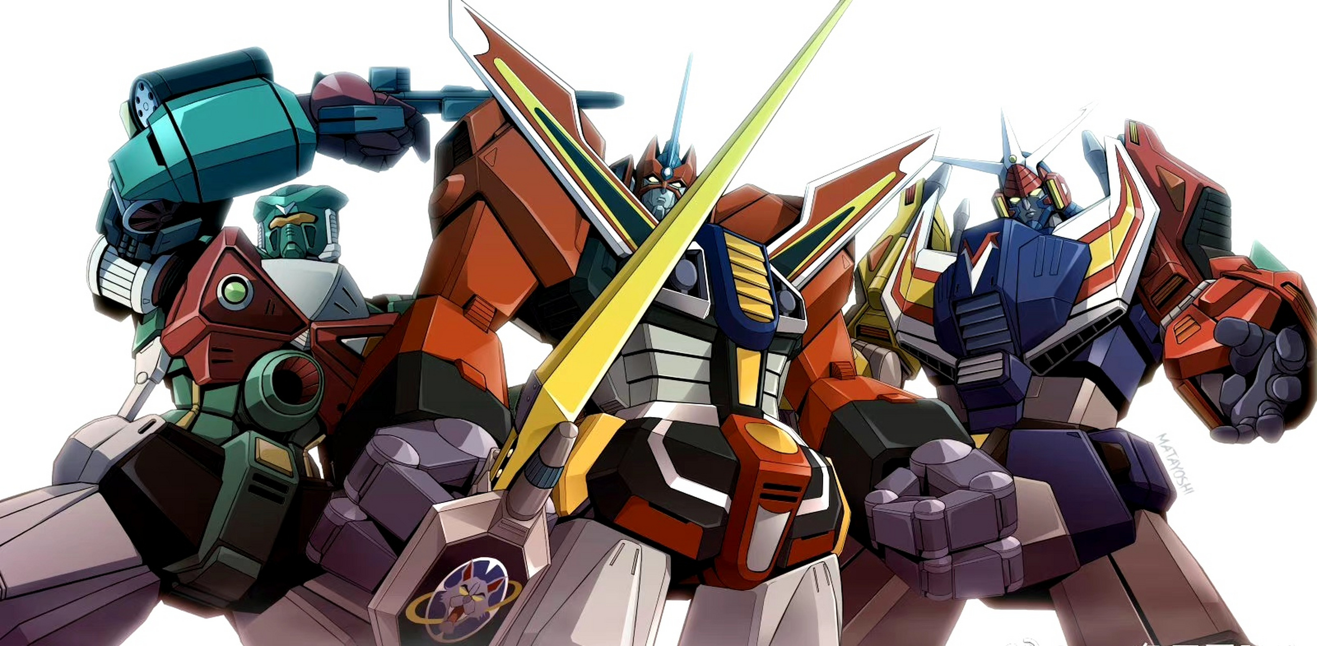 一组复古风格的超级系机器人插画欣赏,by nopple .