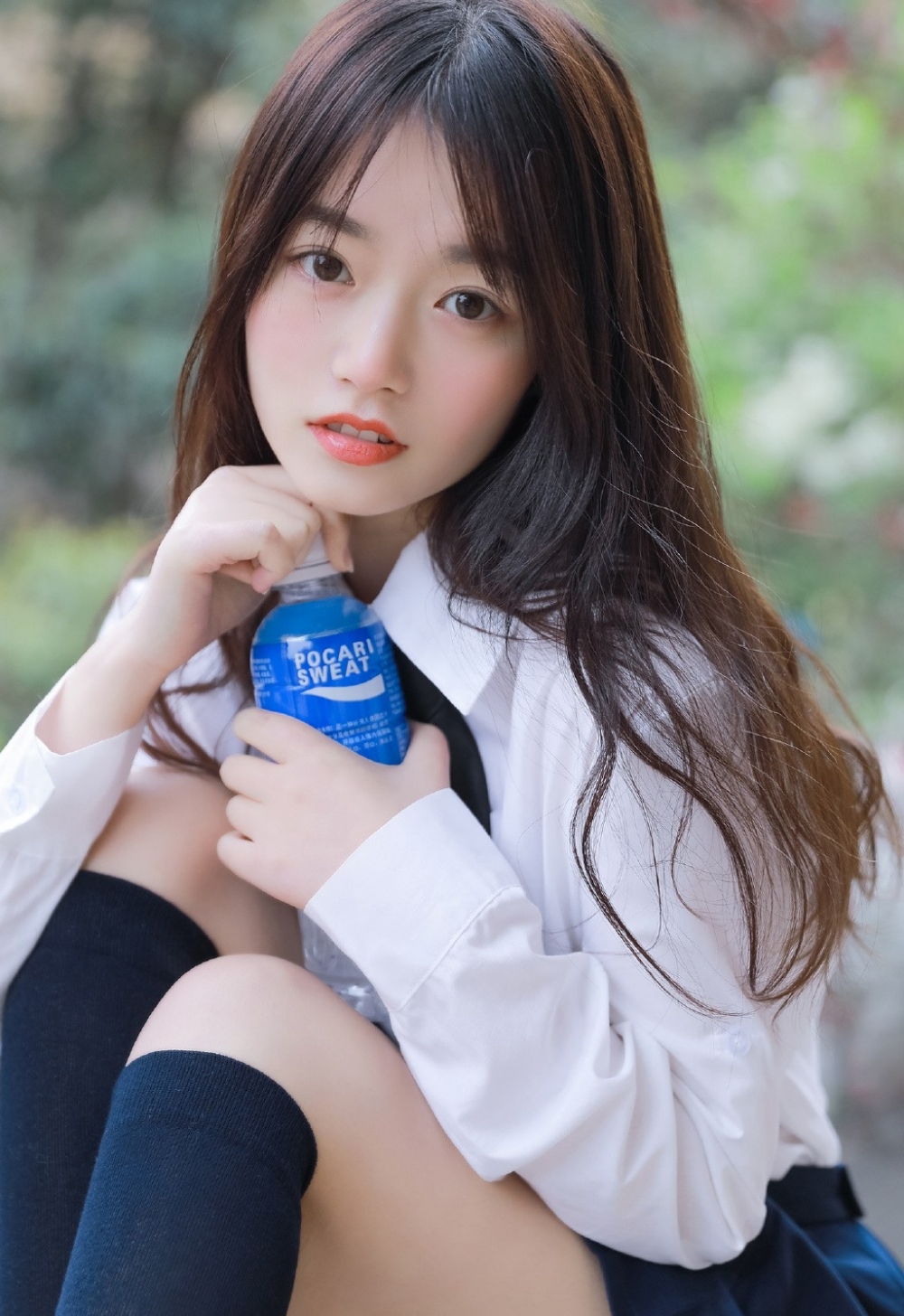 浑身散发青春气息的纯情美少女放课后写真