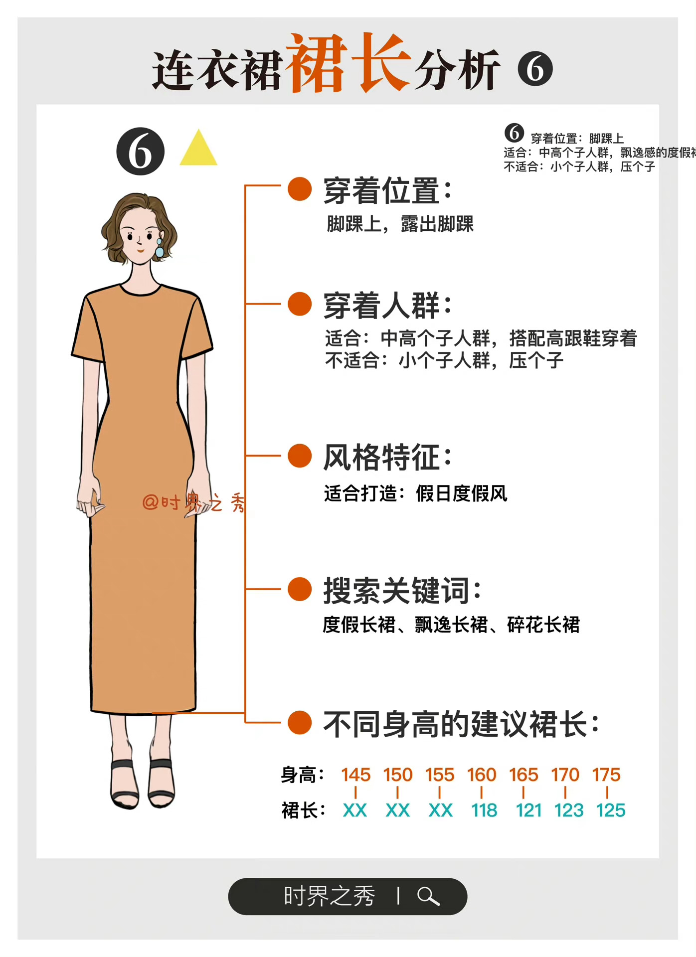 身高穿衣长度对照表图片