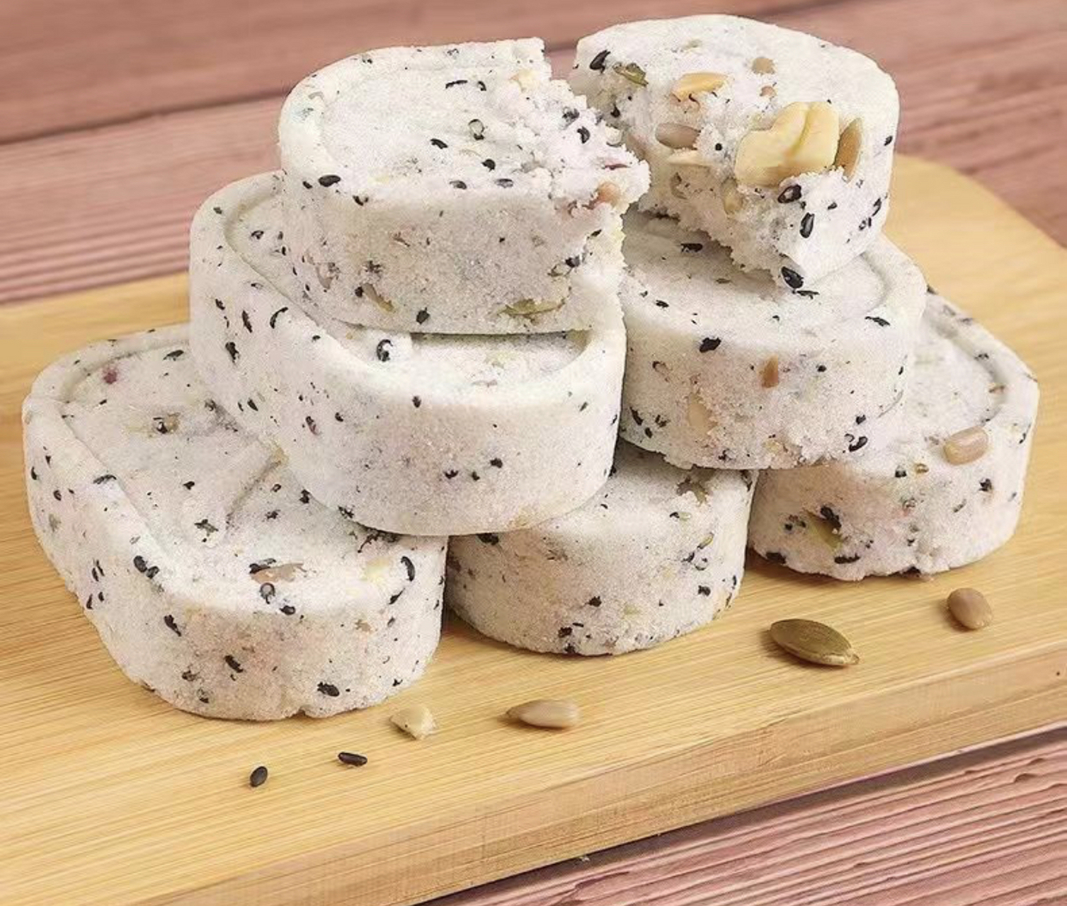 家里常备"坚果八珍糕",传统糕点,0蔗糖,饱腹,低卡,营养足!