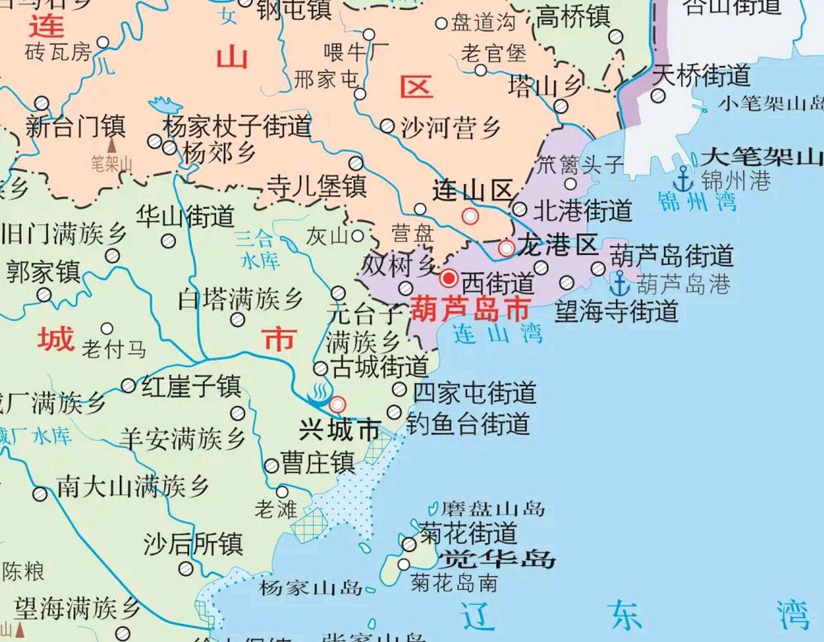 辽宁葫芦岛位置图片