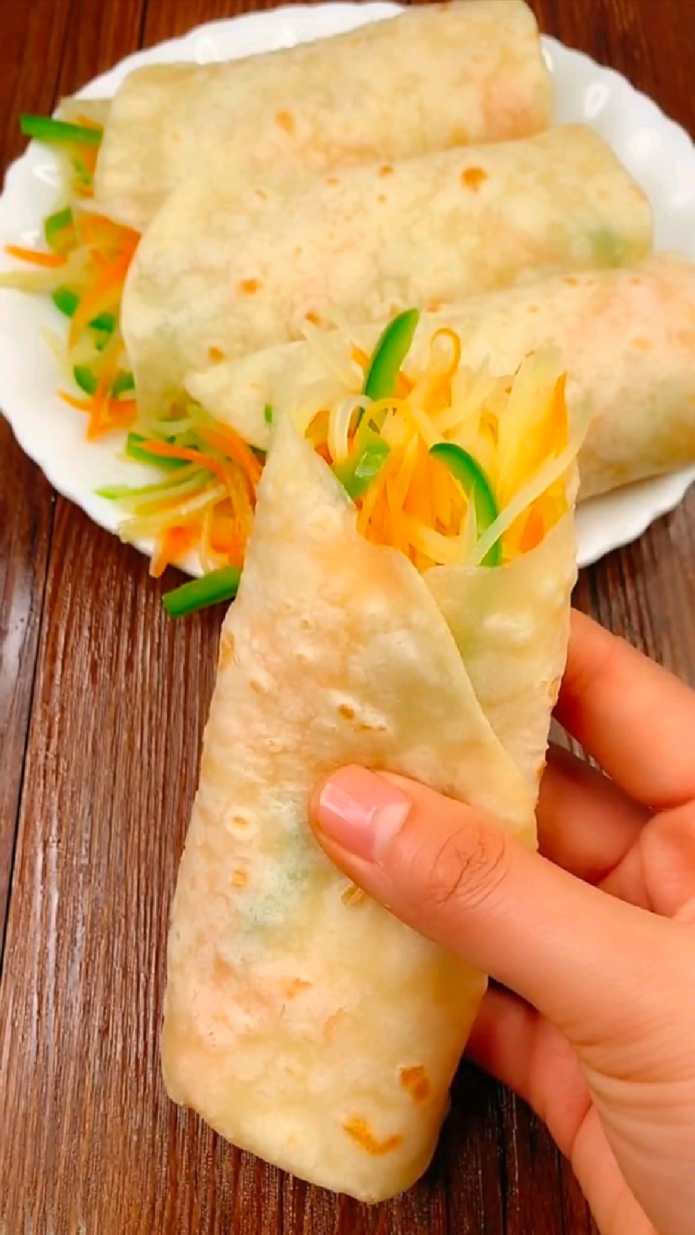 家常土豆丝卷饼