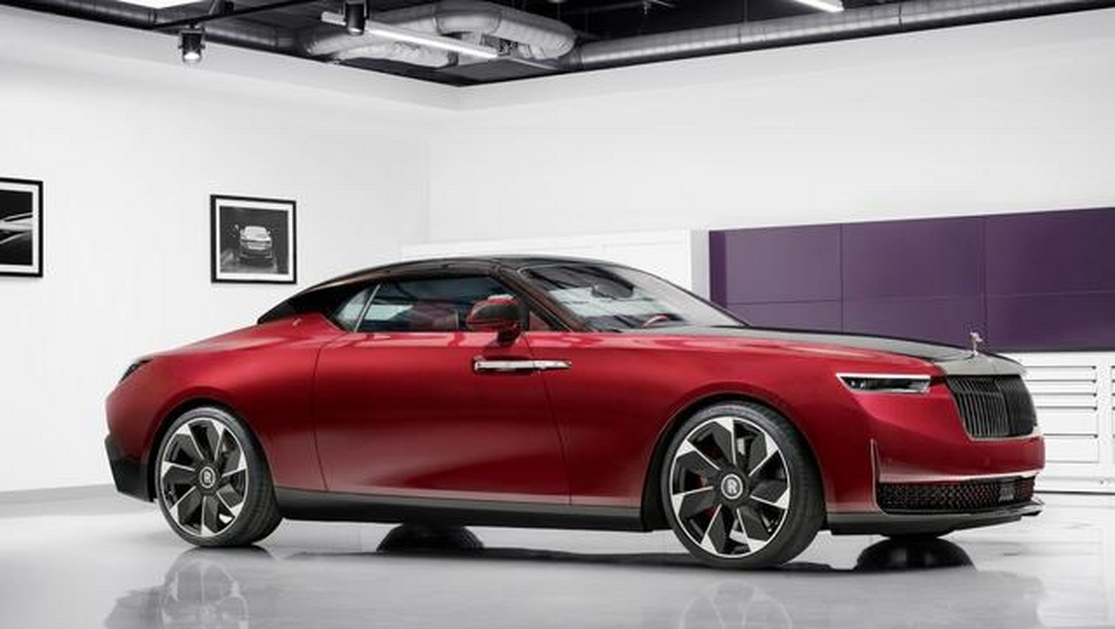 劳斯莱斯逐影发布,涂装红色,配茧式座舱,内饰尊贵#汽车