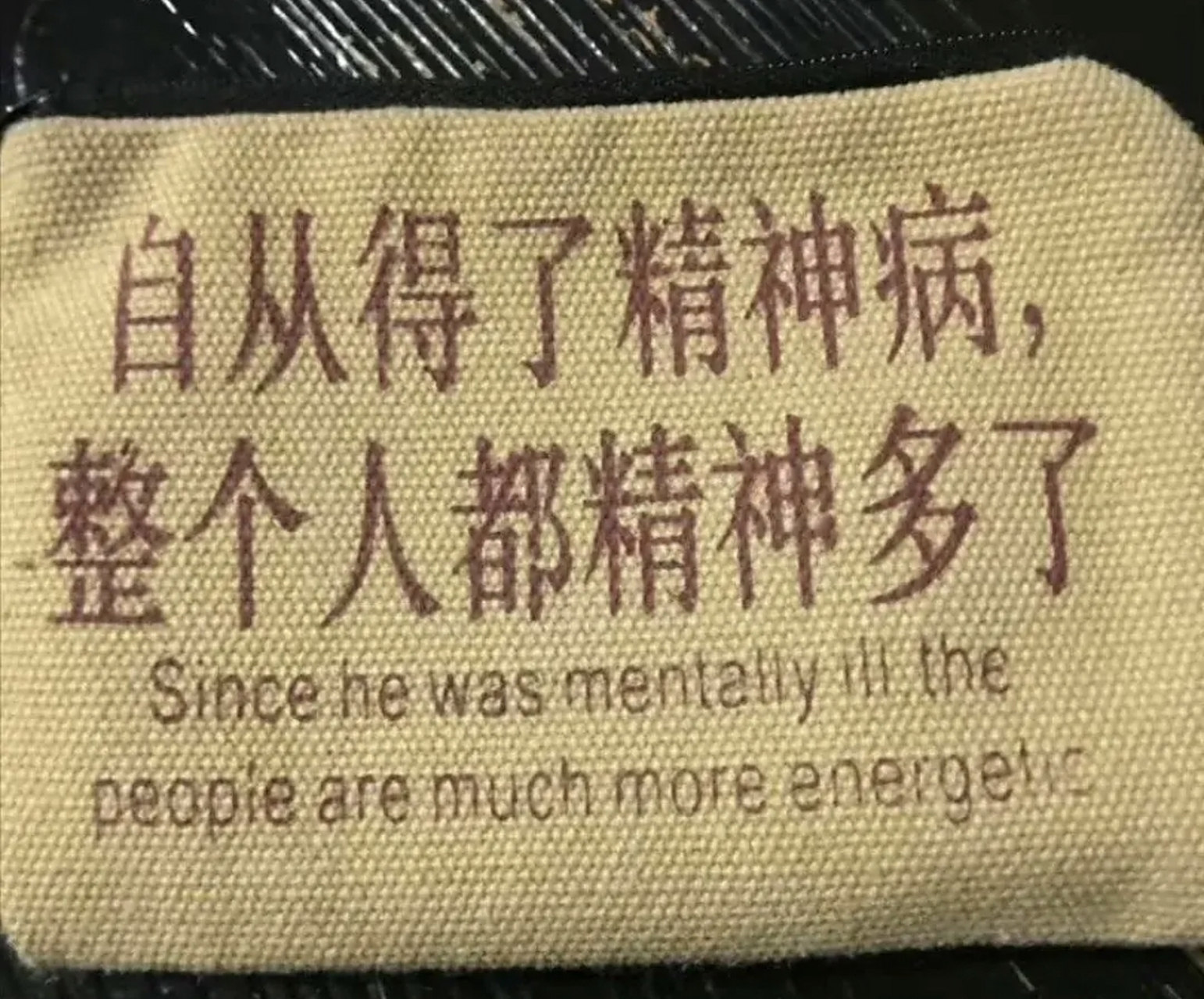 网友:我是精神病,我又不是傻!