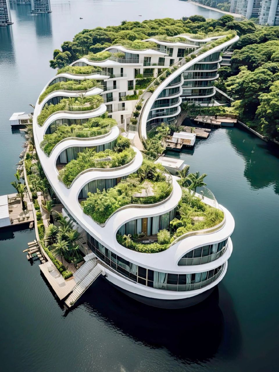 生态建筑分享3  #建筑立面设计#生态#生态建筑#建筑生态#建筑生态学