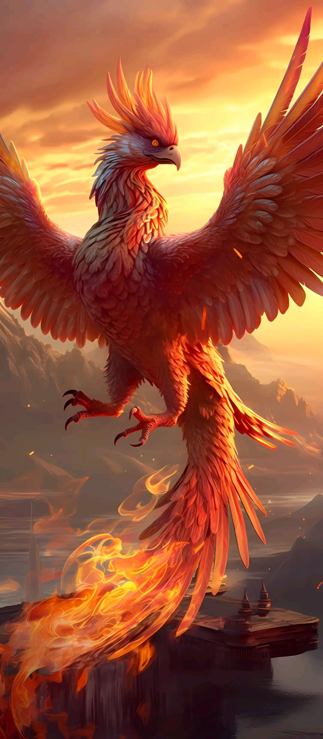 神鸟凤凰图 baijiahao.baidu.com