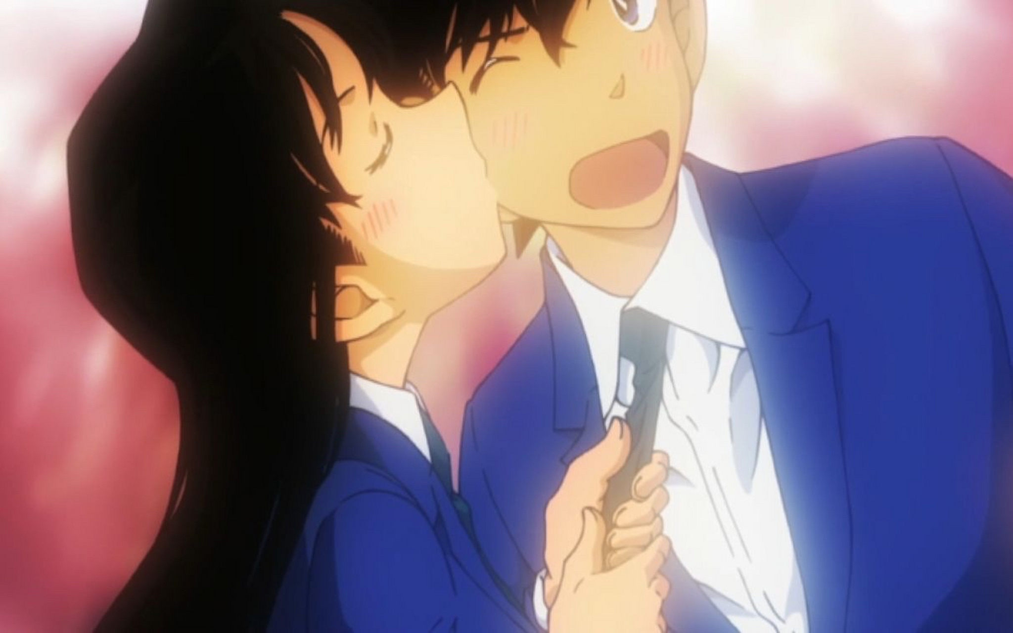 新兰# 名侦探柯南,工藤新一&工藤兰,世纪之吻93