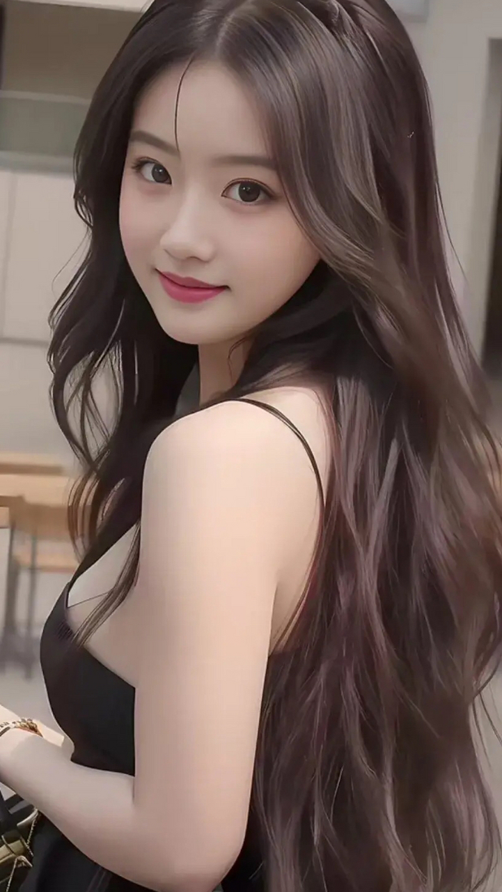 一位美女小姐姐忽然回头一望,一张貌若天仙般的脸蛋出现在眼前.