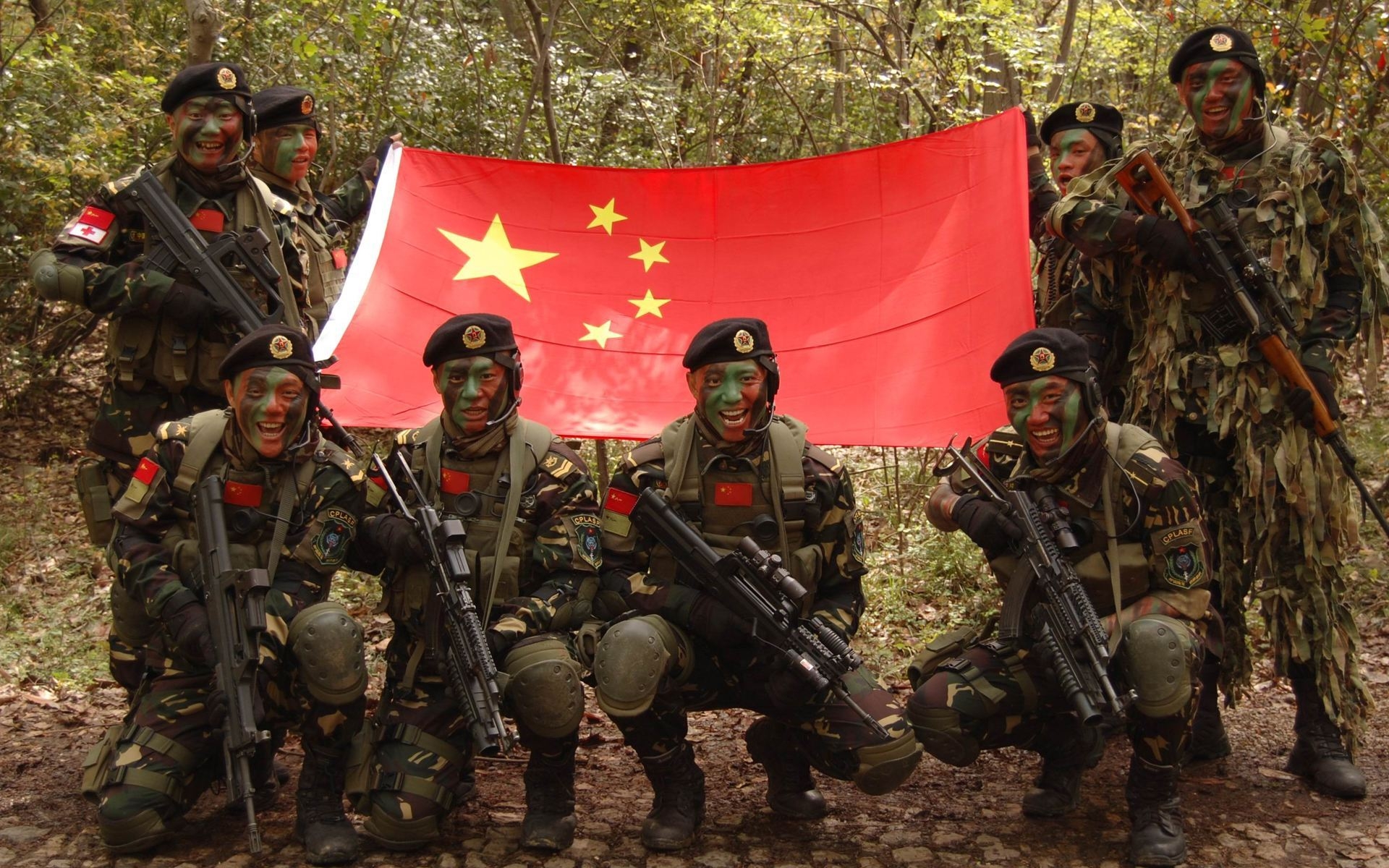 该部队成员1920*1080高清壁纸特种兵横屏