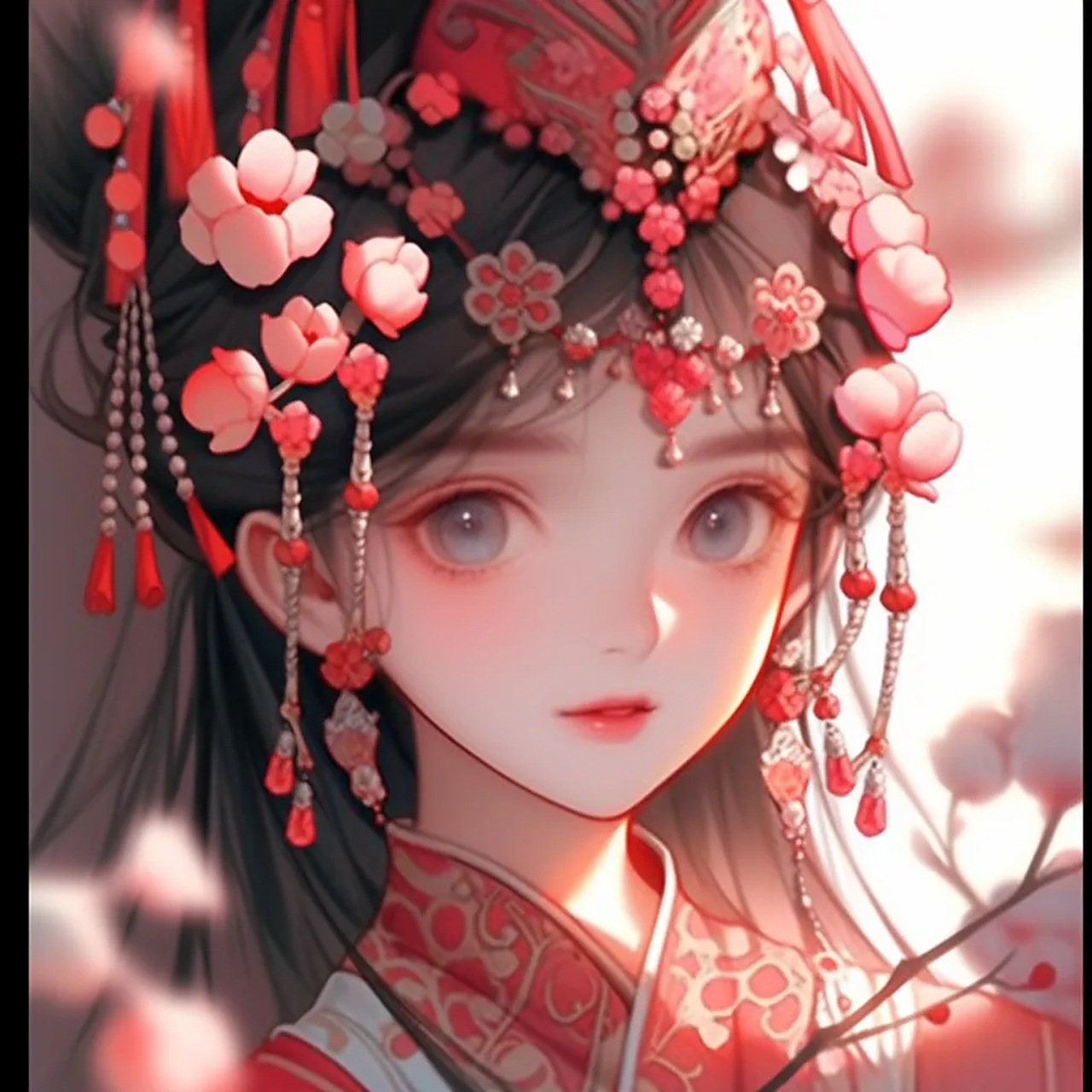 国潮民族风女生头像 676767