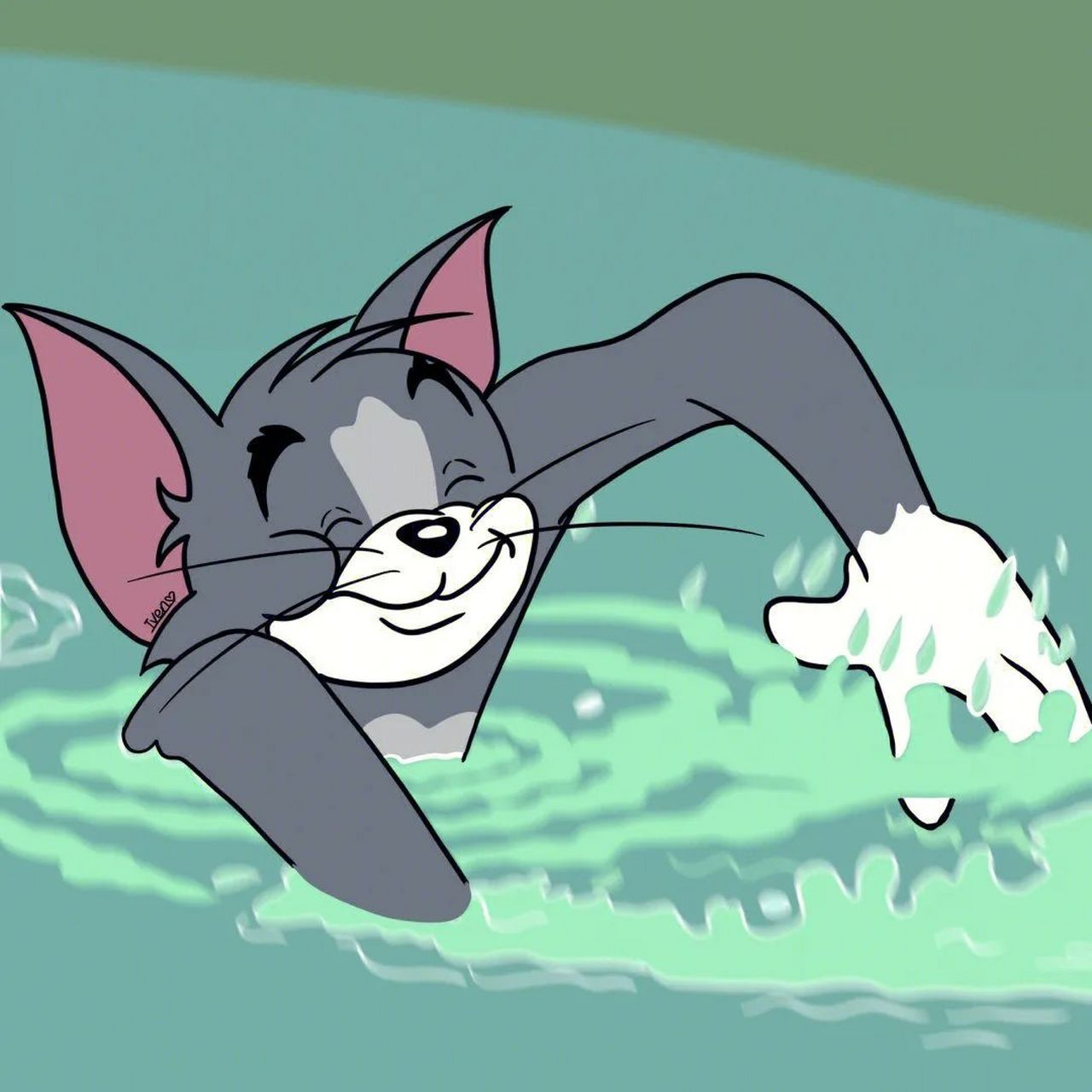 微信头像# #猫和老鼠# 微信情侣头像大头贴5