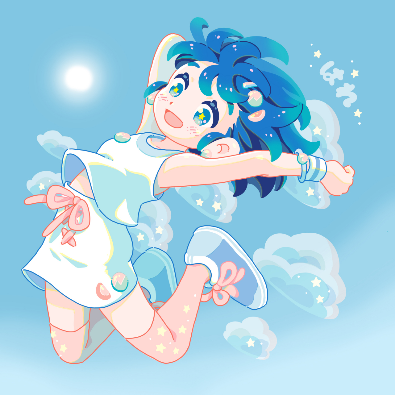 天气之子  画师:hiroko #插画# #可爱# #q版