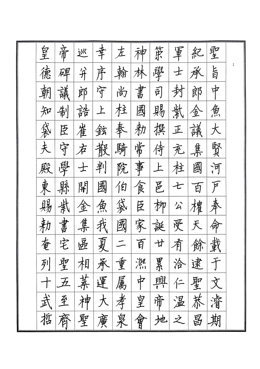 硬笔临摹柳公权《神策军碑》#书法交流小组# #硬笔行楷书法# #硬笔