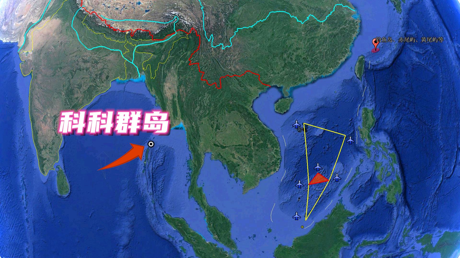 [图]缅甸租给我们的科科群岛，地理位置有多重要？