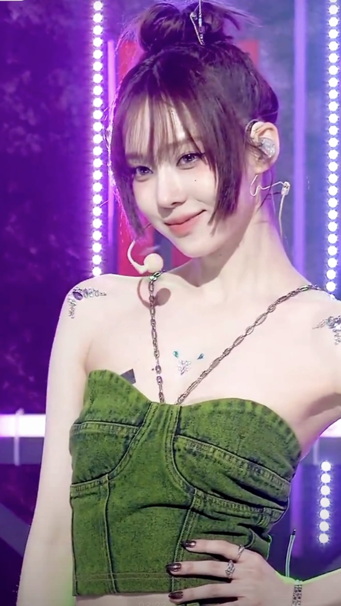 金玟庭 230514 spicy 打歌现场 竖版直拍