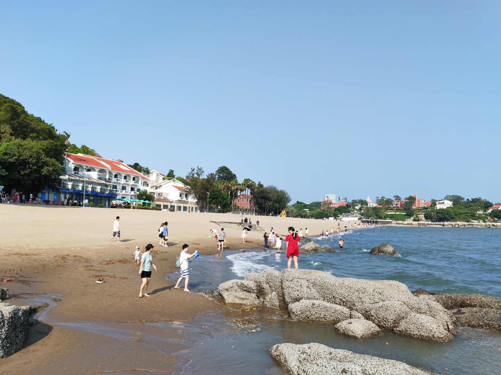 【厦门鼓浪屿三大海滨浴场之港仔后海滨浴场 厦门鼓浪屿,福建旅游