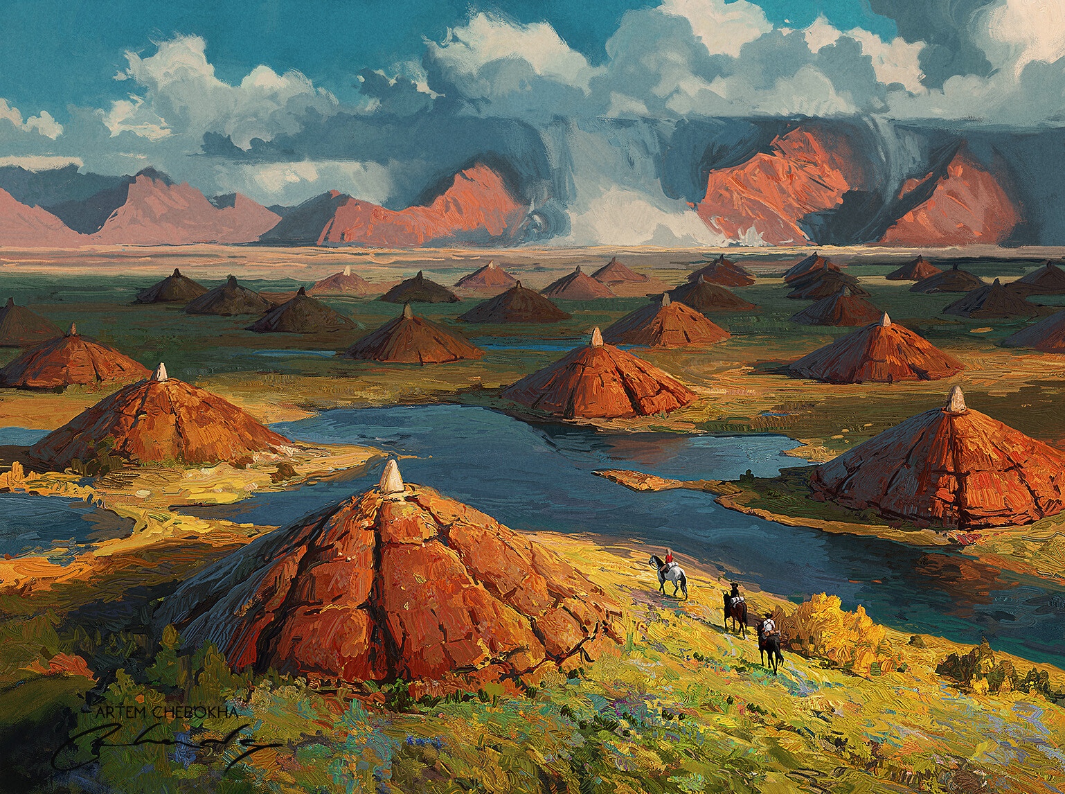 画师artem chebokha插画作品欣赏
