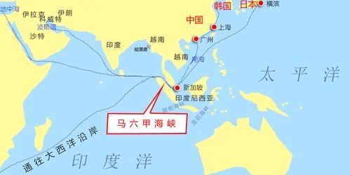 亚洲主要海峡图片