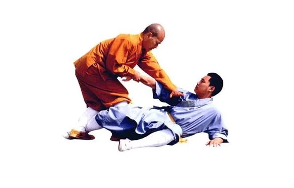 少林连手短打36绝手(15-18式),靠身摔打,引敌入扣,连环进攻